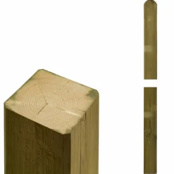 Plus MULTISTOLPE TRYKIMPRÆGNERET NTR KLASSE A NATUR 7 X 7 X 148 CM^ Stolper & Pæle