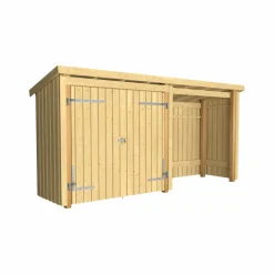 Plus NORDIC 2-MODUL STANDARD MULTIHAVEHUS 4,7 M2^ Redskabsskure