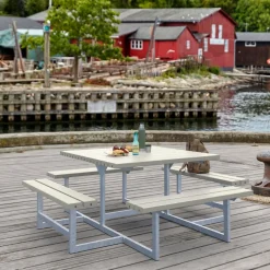 Plus PICNIC BORDBÆNKESÆT GRÅBRUN^ Bord- & Bænkesæt