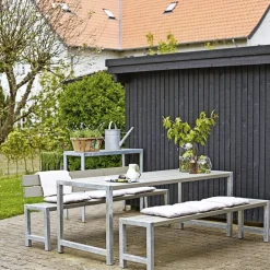 Plus PLANKEBÆNK NATUR 176 CM^ Havebænke