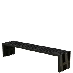Plus RUSTIK TRALLEBÆNK SORT 218 CM New