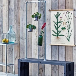 Plus RUSTIK TRALLEBÆNK SORT 138 CM New