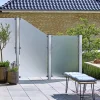 Plus SKRÅELEMENT GLASHEGN HÆRDET FROSTED 90 X 180 X 90 X 0.60 CM^ Glashegn