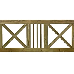Plus SLOT TRÆHEGN TRYKIMPRÆGNERET NATUR 180 X 75 CM Clearance