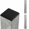 Plus STÅLSTOLPE VARMGALVANISERET STÅL 8 X 8 X 238 CM Discount