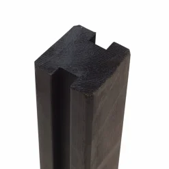 Plus STOLPE TRYKIMPRÆGNERET NTR KL. A OG GRUNDMALET SORT 9 X 9 CM^ Træhegn
