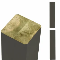 Plus STOLPE TRYKIMPRÆGNERET NTR KL. A OG GRUNDMALET UMBRAGRÅ 9 X 9 X 298 CM Discount