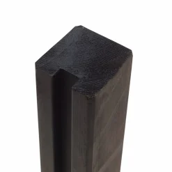 Plus STOLPE TRYKIMPRÆGNERET NTR KL. A OG GRUNDMALET SORT 9 X 9 CM^ Træhegn