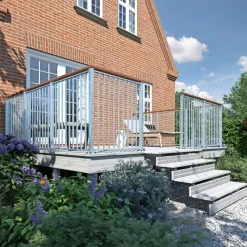 Plus TERRASSETRAPPE 1200 X 710 MM^ Trappevanger