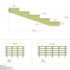 Plus TERRASSETRAPPE 1200 X 680 MM Outlet