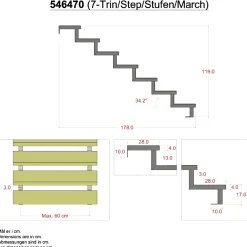 Plus TRAPPEVANGE 30 X 1190 MM Online