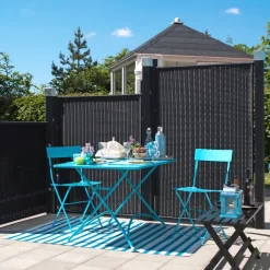 Plus TREND KUNSTOFHEGN POLYRATTAN 115 X 110 CM^ Hegn Nemt Vedligehold