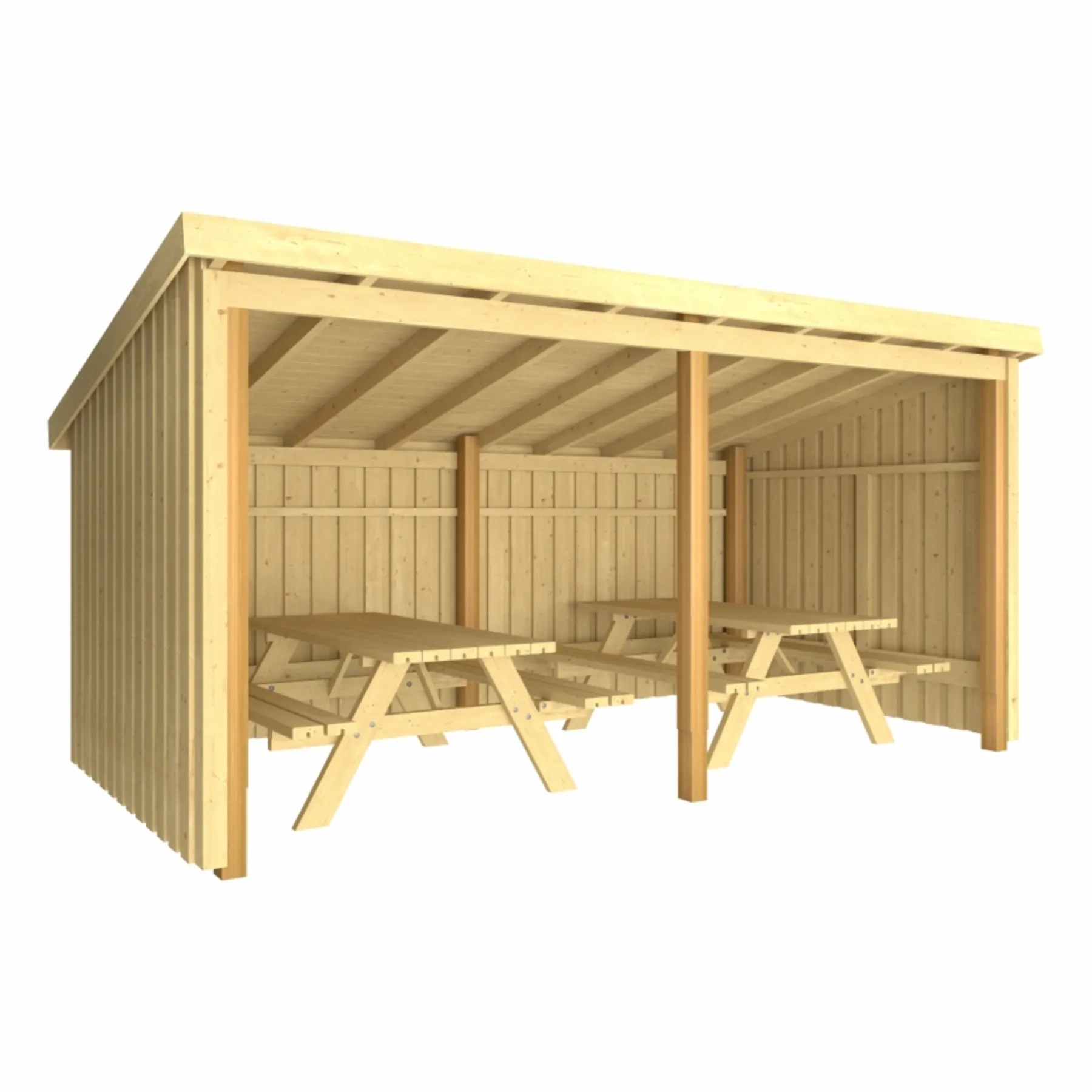 Plus TYPE 1A MADPAKKEHUS 9,5 M²^ Redskabsskure