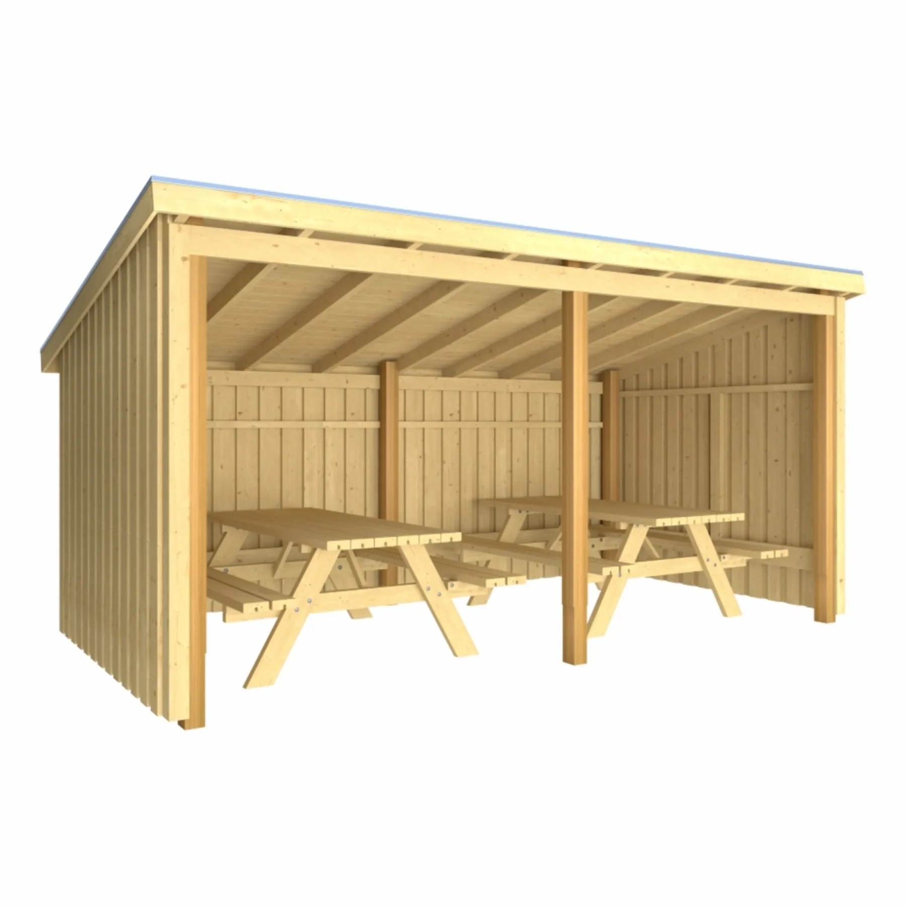 Plus TYPE 1B MADPAKKEHUS 9,5 M²^ Redskabsskure