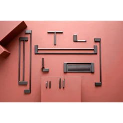 Pressalit STYLE HÅNDKLÆDESTANG MAT SORT 81 CM Discount