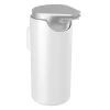 Pressalit STYLE SÆBEDISPENSER BØRSTET STÅL/HVID^ Tilbehør Badeværelse