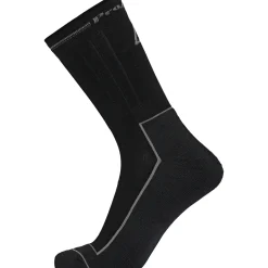 ProActive 490-80-09 2-PAK STRØMPE SORT/GRÅ 44-47 Outlet