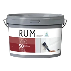 Rum 50 TRÆ- OG METALMALING 2,25 L HVID Clearance