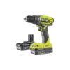 Ryobi ONE+ R18DD2-220S BORE-/SKRUEMASKINE AKKU MED BATTERI OG LADER^ Bore- & Skruemaskiner
