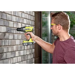 Ryobi ONE+ R18PD3-0 BORE-/SKRUEMASKINE AKKU UDEN BATTERI OG LADER New