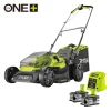 Ryobi PLÆNEKLIPPER AKKU 18V MED BATTERI OG LADER Sale