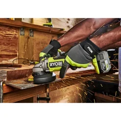 Ryobi RAG18X125-0 VINKELSLIBER AKKU 18V UDEN BATTERI OG LADER Hot
