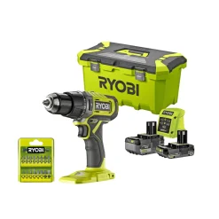 Ryobi SLAGBOREMASKINE AKKU MED BATTERI OG LADER New