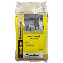 Saint-Gobain Weber OVNTØRRET SAND 20 KG 0,3-1 MM Discount