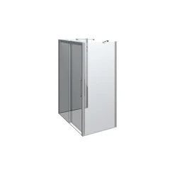 Scanbad CLASSIC SKYDEDØR KROM/KLAR 140 X 200 X 90 CM Best
