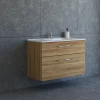 Scanbad DELTA KARAT BADMØBEL VARM EG 2 SKUFFER 101 CM^ Badeværelsesmøbler
