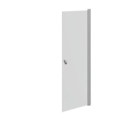 Scanbad FLEXI MAT ALU PROFIL, 1 STK. BRUSEDØR 69 CM FROSTET GLAS^ Brusevægge