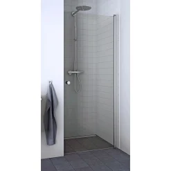 Scanbad FLEXI MAT ALU PROFIL, 1 STK. BRUSEDØR KLAR GLAS 89 CM^ Brusevægge