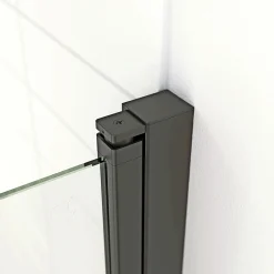 Scanbad FLEXI SORT PROFIL, 1 STK. FOLDEDØR KLAR GLAS 89 CM^ Brusevægge