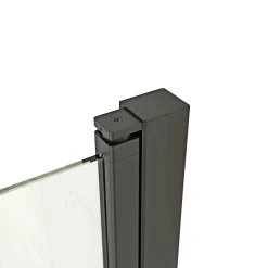Scanbad FLEXI SORT PROFIL, 1 STK. FOLDEDØR KLAR GLAS 69 CM^ Brusevægge