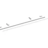 Scanbad MATCH GULVPROFILSÆT 100 CM New