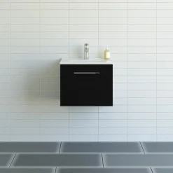 Scanbad MULTO AMBER BADMØBEL SORT 1 LÅGE 51 CM^ Badeværelsesmøbler