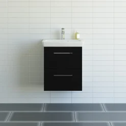 Scanbad MULTO LOTTO BADMØBEL SORT MED METALSKUFFER 55 CM Sale