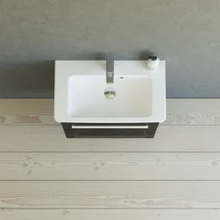 Scanbad MULTO LOTTO BADMØBEL SORT MED METALSKUFFER 65 CM Hot
