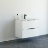 Scanbad NOW GLAT BADMØBEL HVID MAT 2 SKUFFER 81 CM