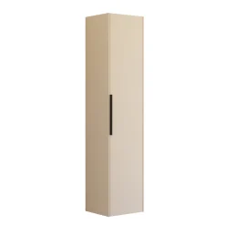 Scanbad NOW GLAT HØJSKAB HØJREHÆNGT MAT SAND 40 X 176 CM^ Badeværelsesmøbler