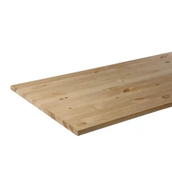 Scandiwood TRÆBORDPLADE UBEHANDLET FYR 800 X 2000 X 27 MM Discount