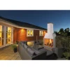 Schiedel Isokern GARDEN XXL HAVEPEJS 222.50 X 134.60 X 64 CM^ Havepejse