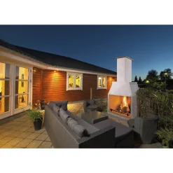 Schiedel Isokern GARDEN XXL HAVEPEJS 222.50 X 134.60 X 64 CM^ Havepejse