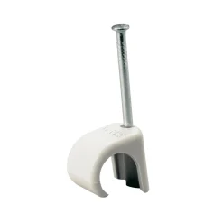 Schneider Electric THORSMAN RUND Ø10-14 HVID 100 STK LEDNINGCLIPS^ Tilbehør Elinstallationer