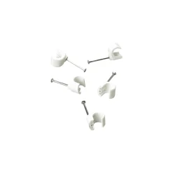 Schneider Electric THORSMAN RUND Ø7-10 HVID 20 STK LEDNINGCLIPS^ Tilbehør Elinstallationer