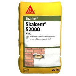 SIKA Skalflex SKALFLEX SKALCEM S2000 VANDSKURINGSMØRTEL HVID 20 KG