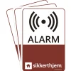 SikkertHjem 3-PAK ALARMMÆRKATER Online