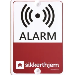 SikkertHjem SKILT^ Alarm & Overvågning