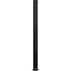 Skagen SYSTEMHEGN STOLPE SORT ALUMINIUM 5 X 125 X 5 CM^ Systemhegn