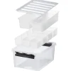 SmartStore CLASSIC OPBEVARINGSKASSE M LÅG + INDSATS TRANSPARENT 14 L Online